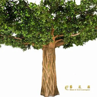 কৃত্রিম বাস্তব কাঠ ট্রাঙ্ক অলিভ গাছ