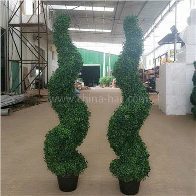আলংকারিক সর্পিল নকল Topiary গাছ বাগান সজ্জা